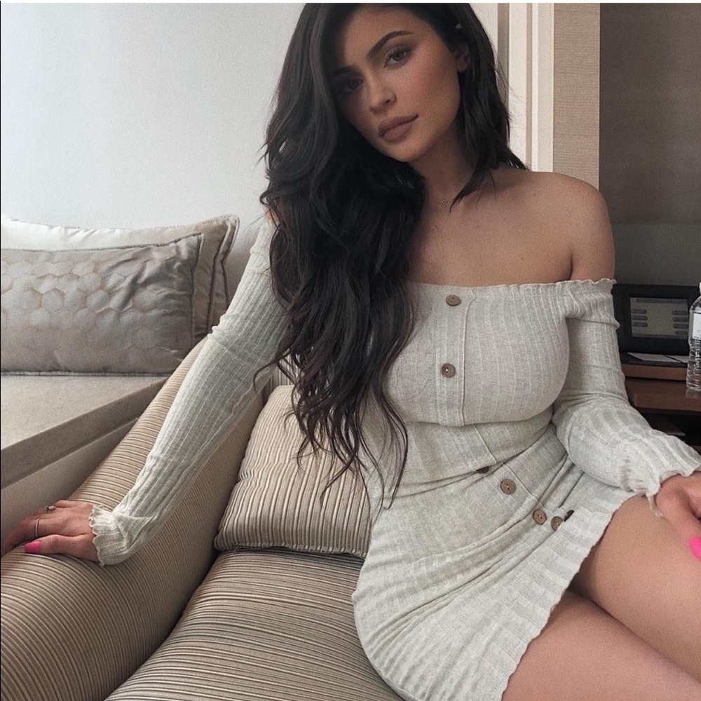 NWT “Jacklyn off the shoulder mini dress”